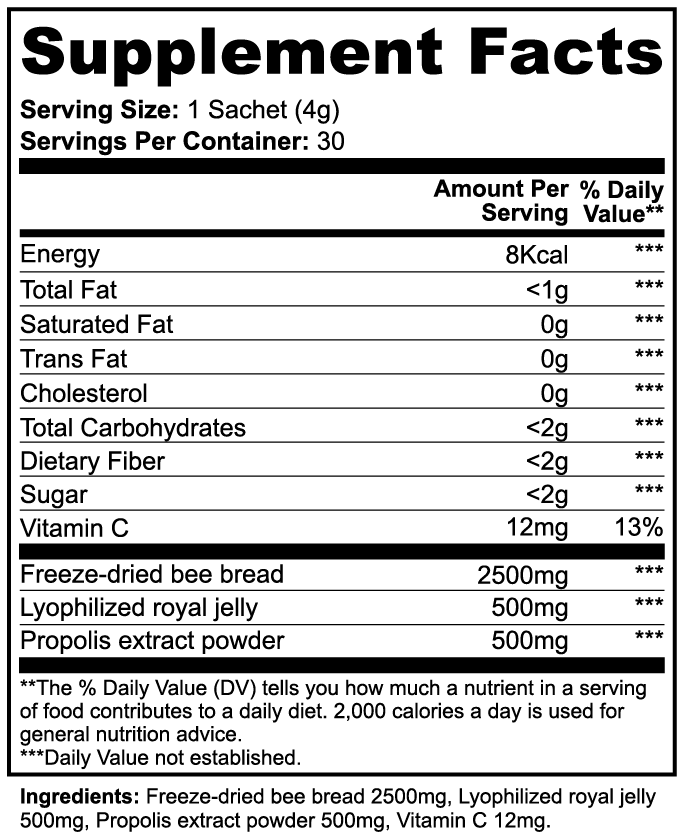 Ultra Bee Bread Powder
